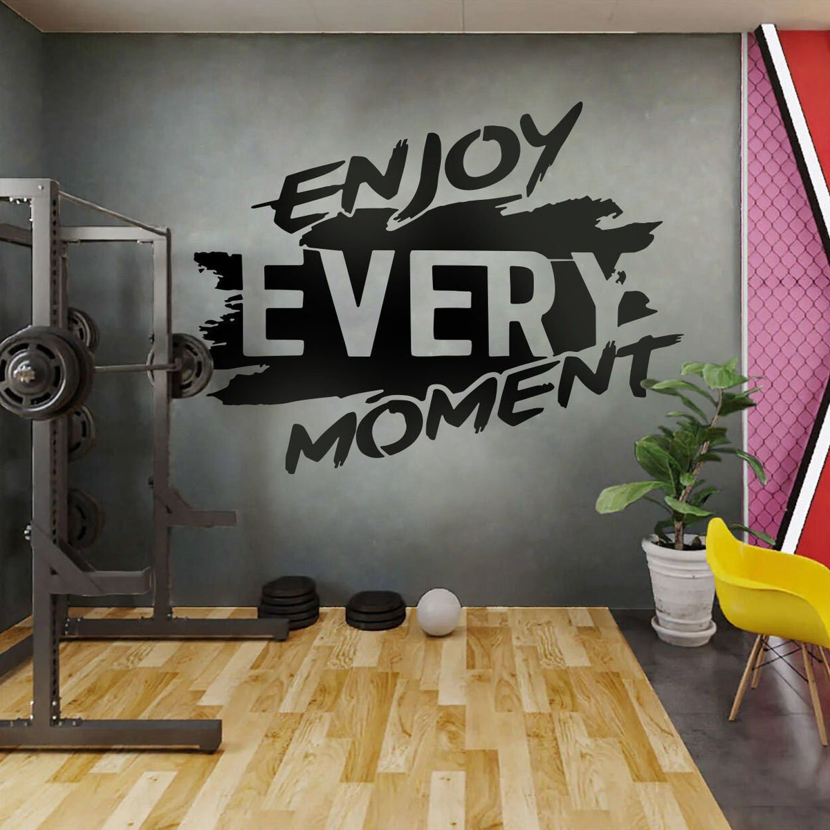 Enjoy Every Moment Workout Room Vinyls