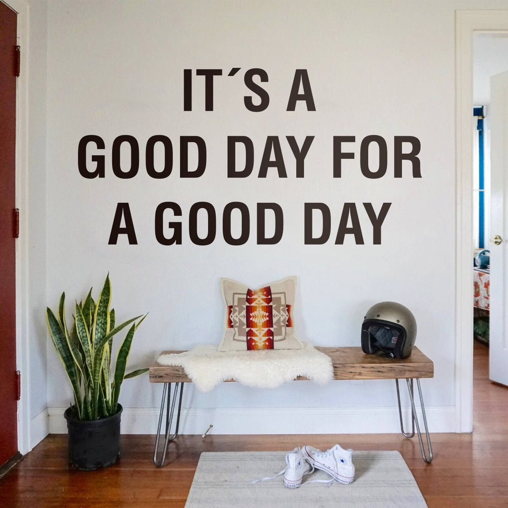 Good Day Wall Decal: Home Decor Vinyl Lettering