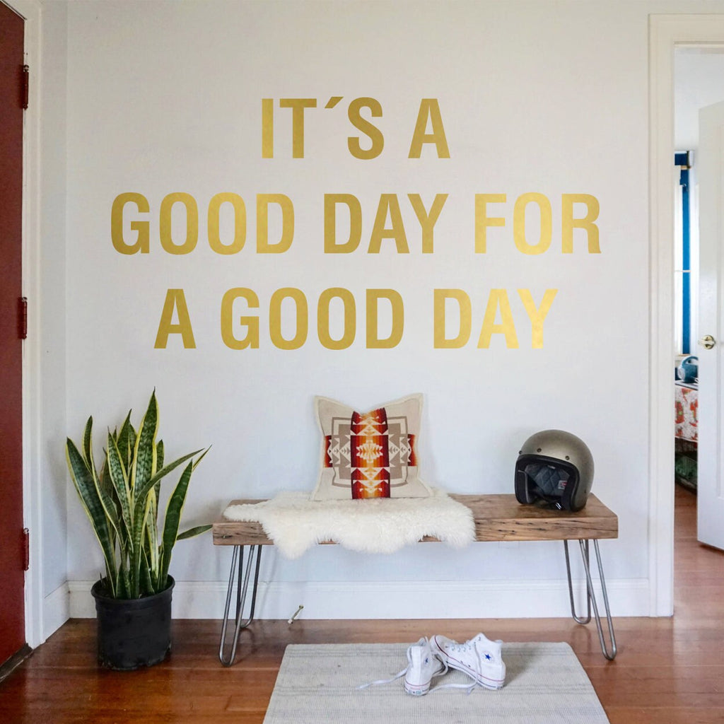 Good Day Wall Decal: Home Decor Vinyl Lettering