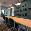 The best way to predict the future is to create it Office Wall Art Wall Decal Wall Art