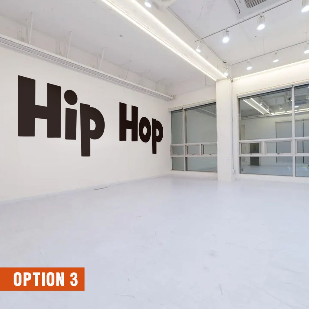 Hip Hop Dance Studio Wall Decal - Graffiti Style