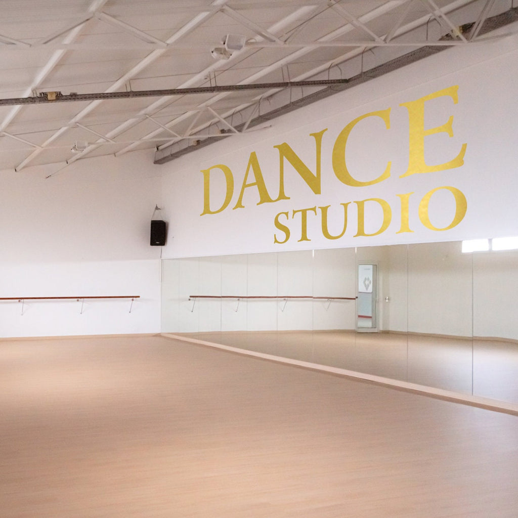 Dance Studio Wall Decal: Academy Decor, Large Wall Art
