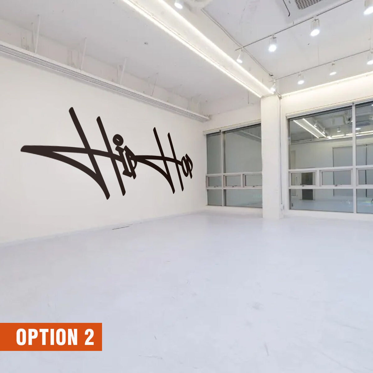 Hip Hop Dance Studio Wall Decal - Graffiti Style