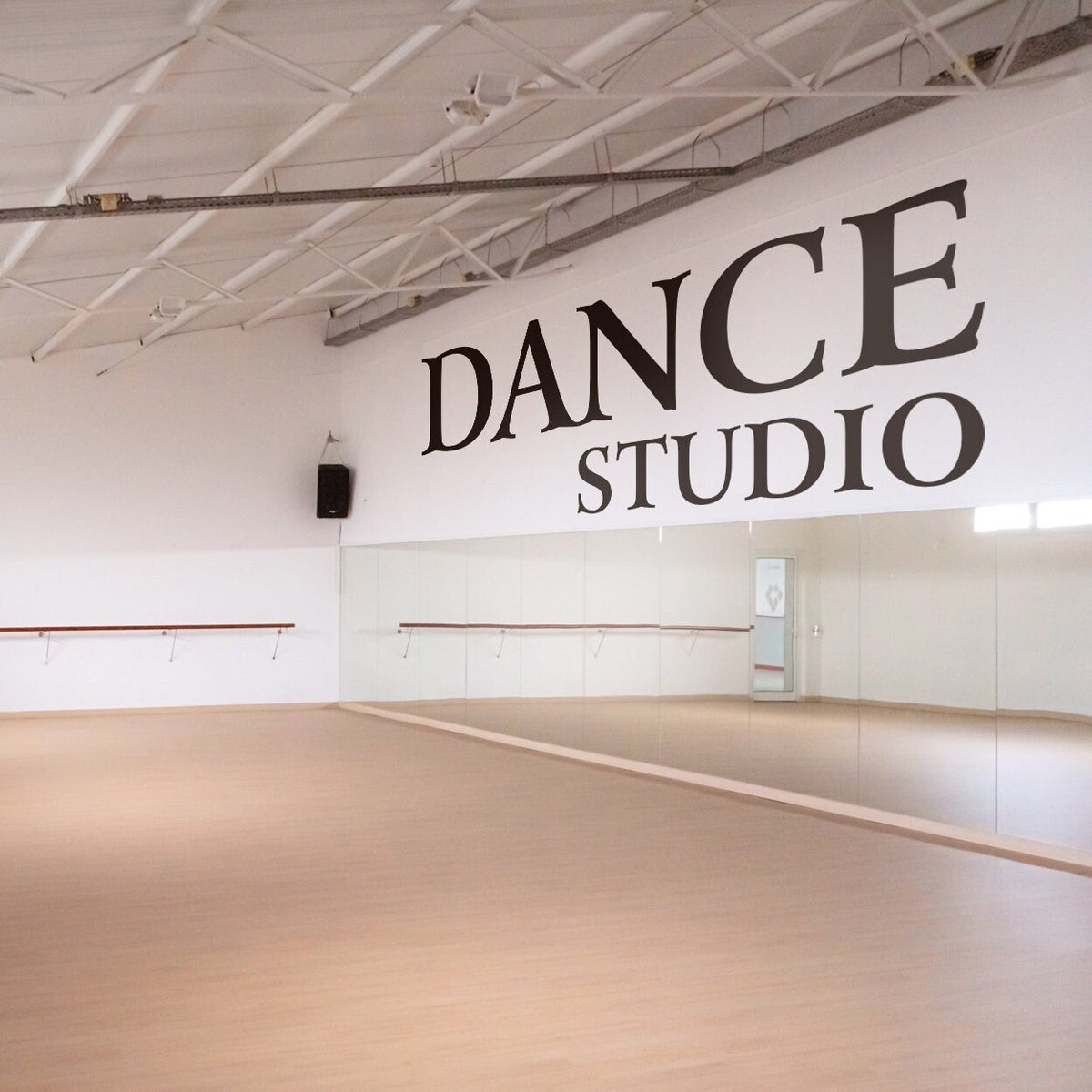 Dance Studio Wall Decal: Academy Decor, Large Wall Art