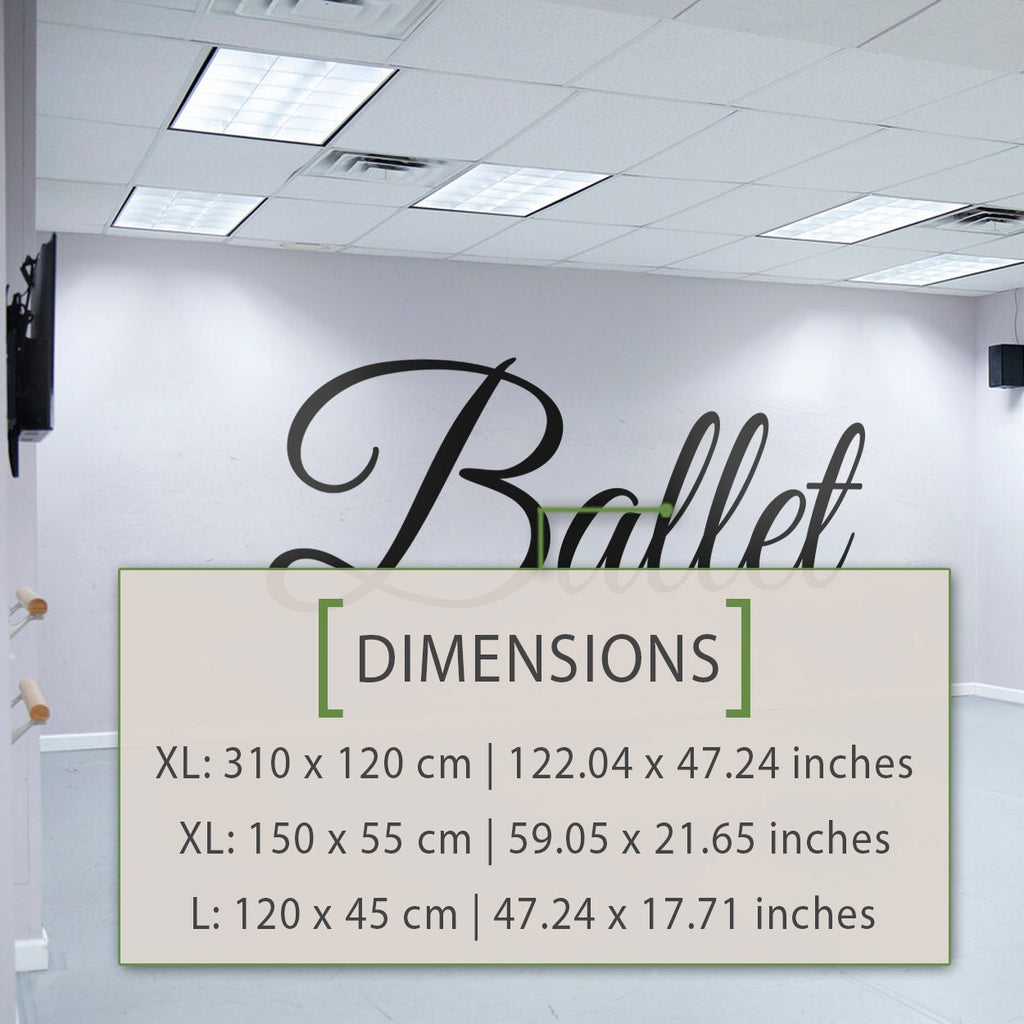 Ballet Studio Wall Decal: Dance Academy Decor