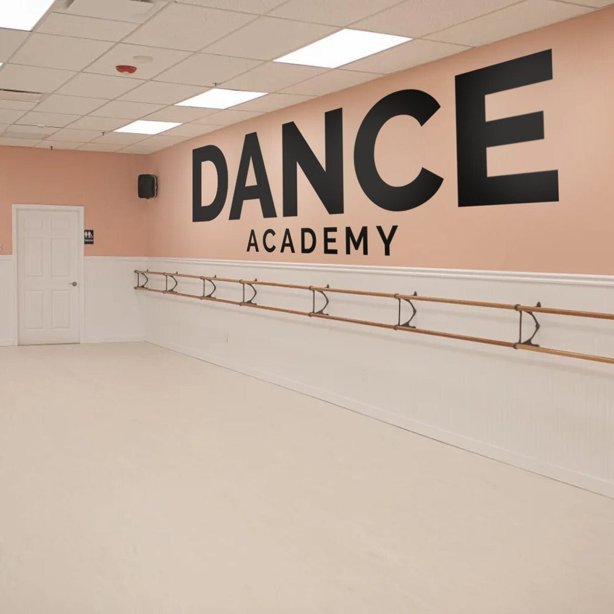 Dance Academy Wall Decal: Ballet, Jazz, Hip Hop Studio Decor