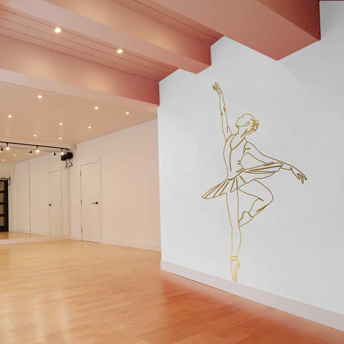 Ballerina Wall Decal: Dance Studio Decor Stickers