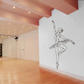 Ballerina Wall Decal: Dance Studio Decor Stickers