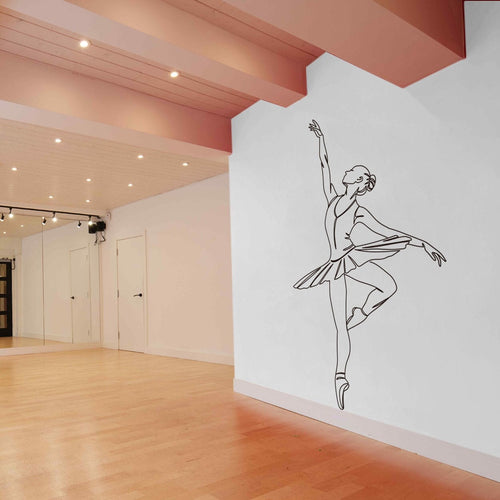 Ballerina Wall Decal: Dance Studio Decor Stickers