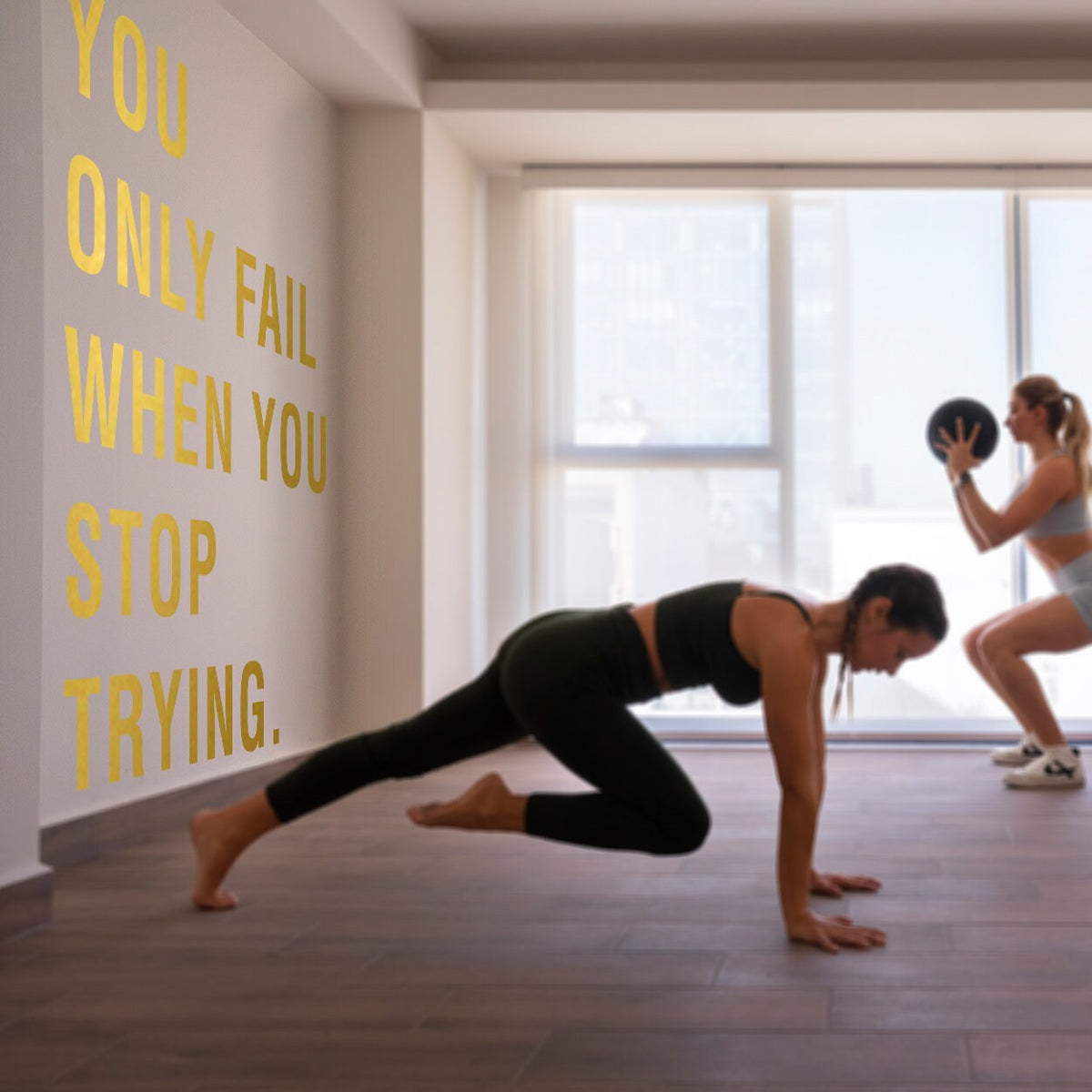 Gym Wall Decal: Motivational Fitness Art Decor