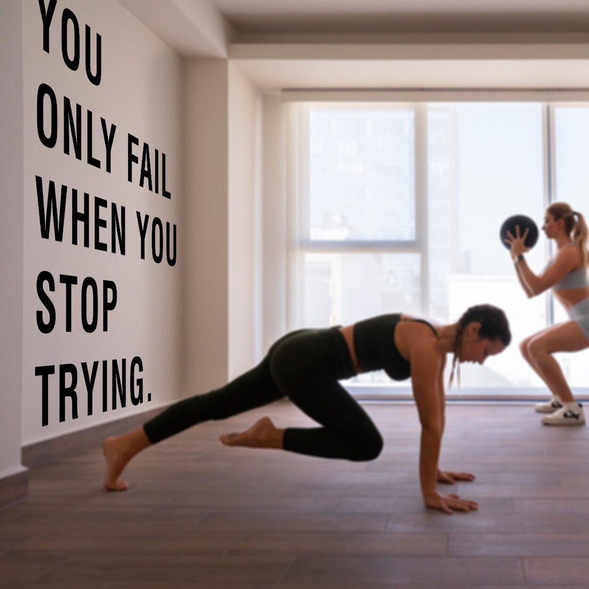 Gym Wall Decal: Motivational Fitness Art Decor