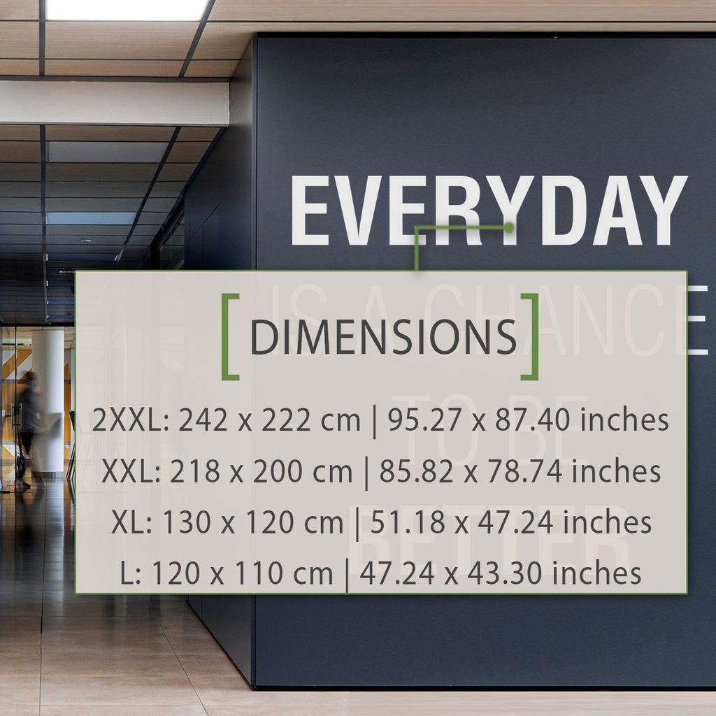 Office Wall Decal: Everyday is a Chance to Be Better, Motivational Decor