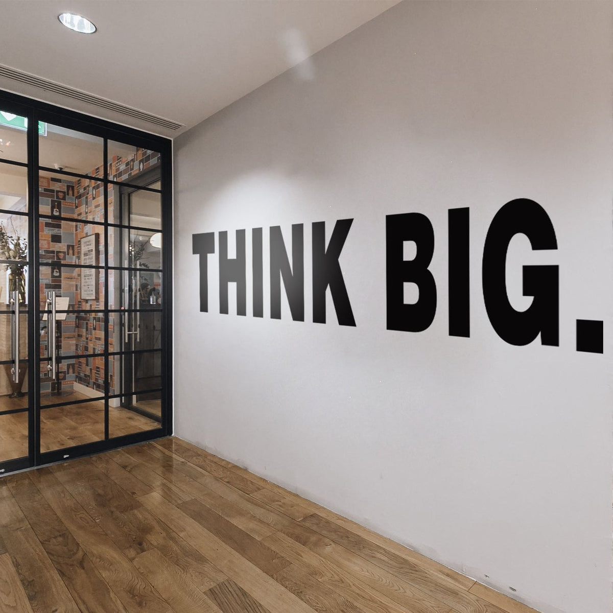 Think Big Office Wall Decal: Inspiring Motivational Decor