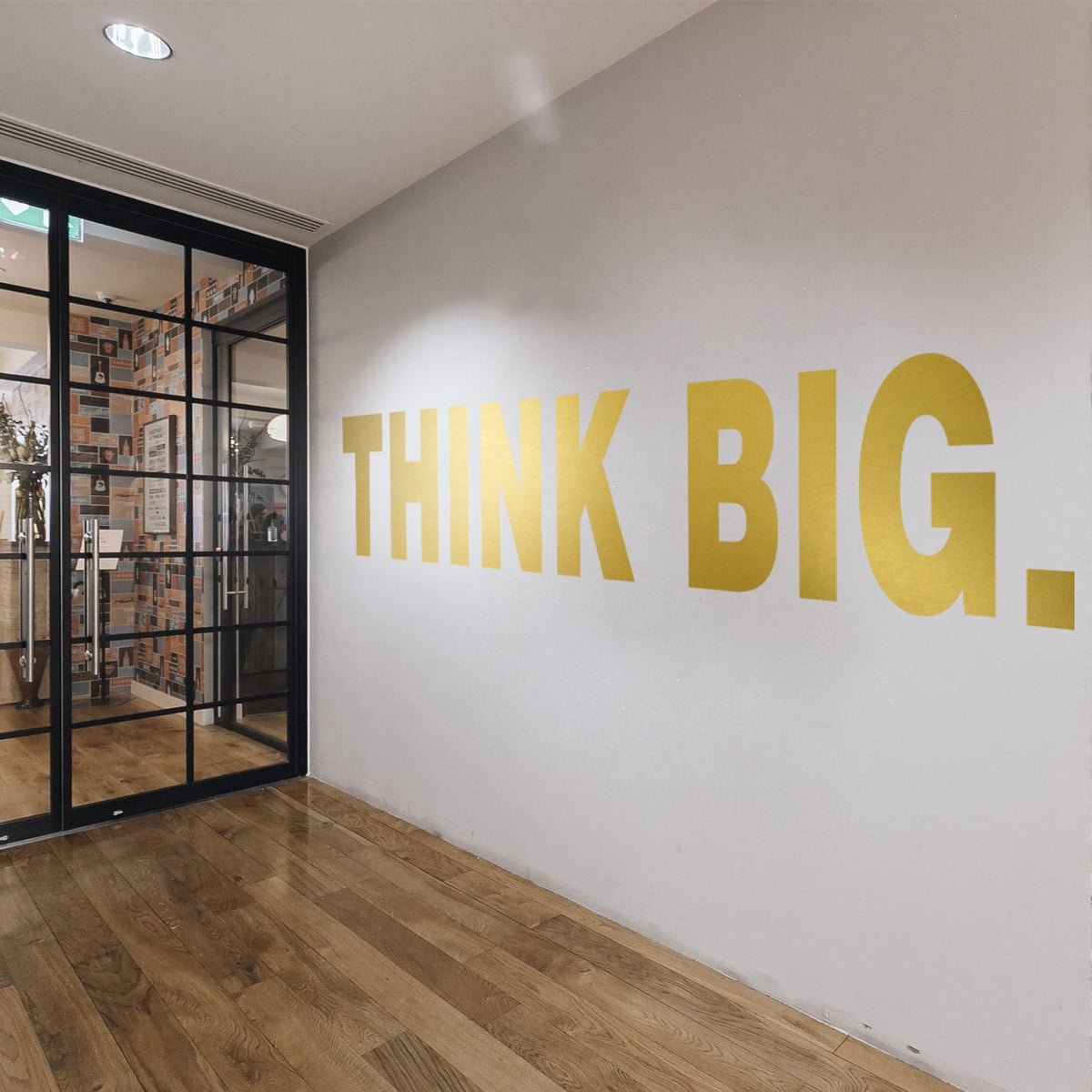 Think Big Office Wall Decal: Inspiring Motivational Decor