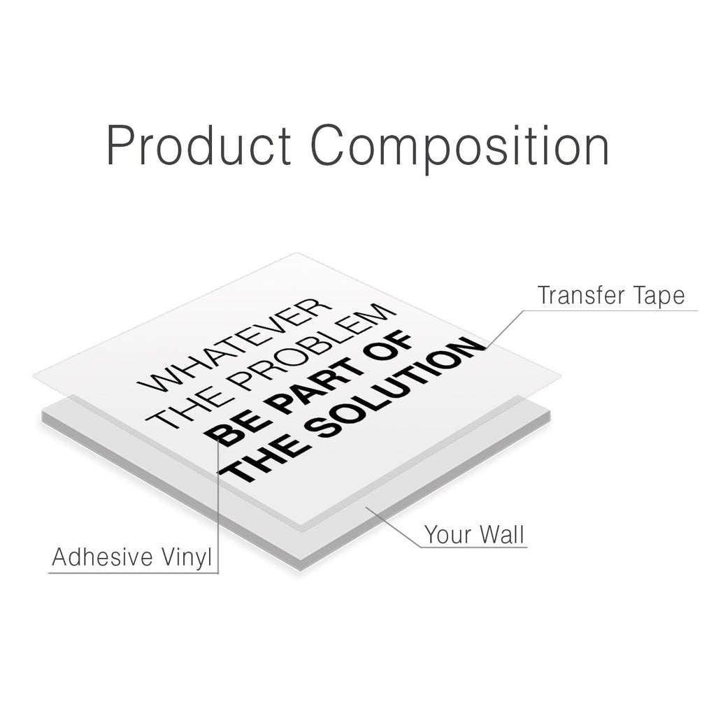 Teamwork Quote Wall Decal: Office Decor, Team Building Vinyl Sticker