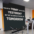 Gym Quote Wall Decal: Fitness Center Motivation