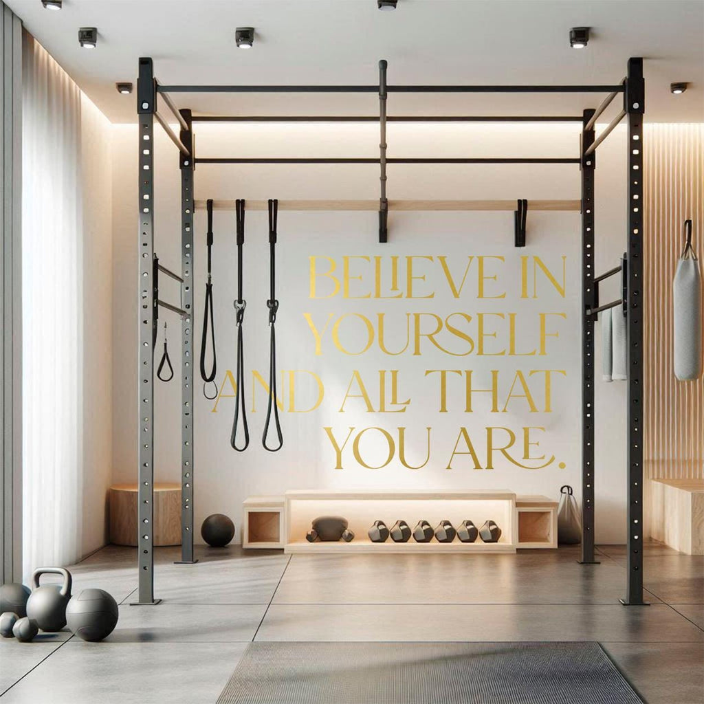 Motivational Gym Wall Sticker for Fitness and Bodybuilding Inspiration