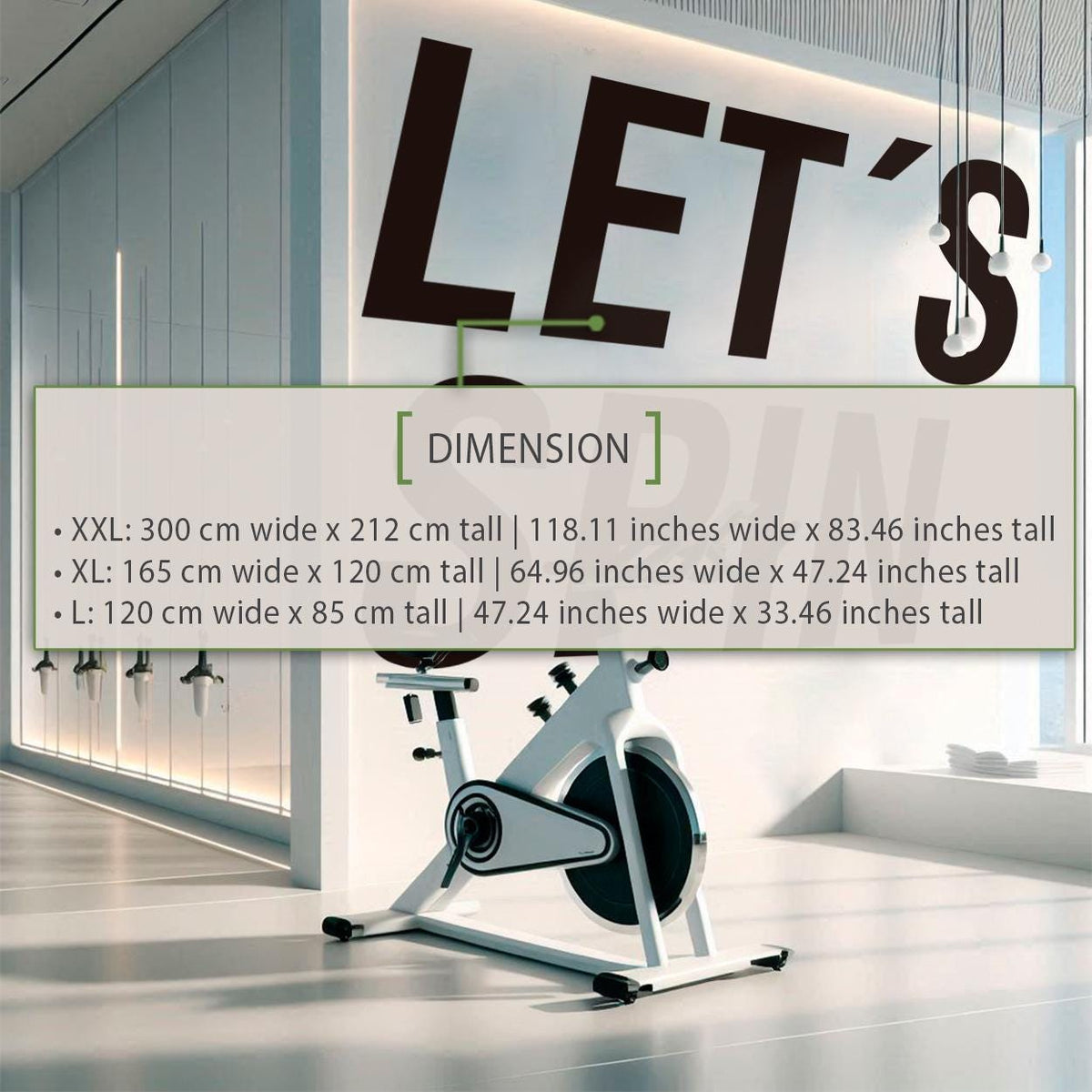 Motivational Wall Decal for Gym Consistency and Improvement