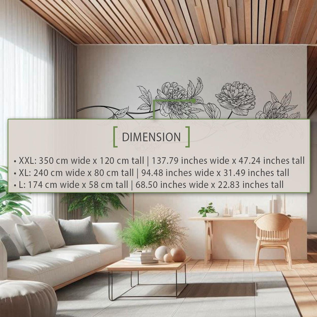 Dahlia Floral Corner Wall Decal: Infusing Calm and Nature into Kids Rooms