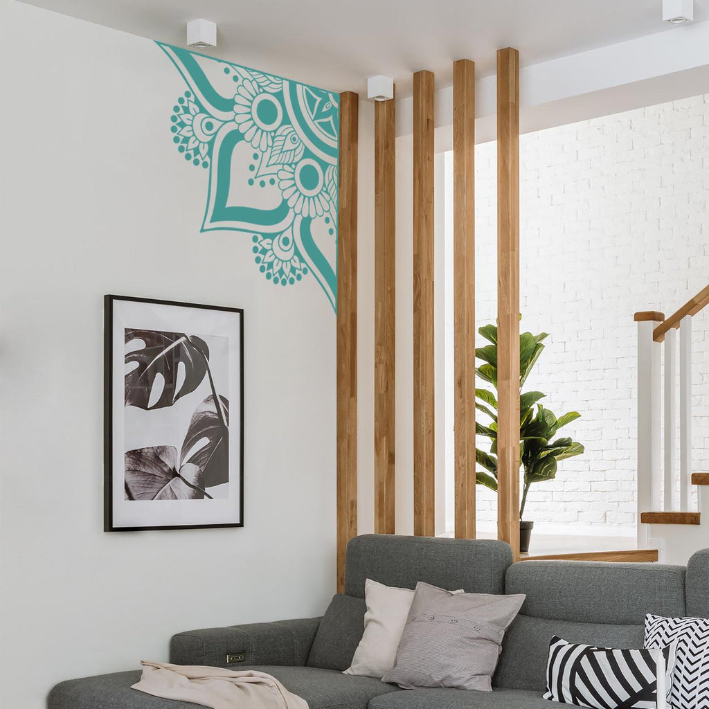 Bring Tranquility to Your Home with a Minimalist Die-Cut Vinyl Mandala Wall Decal