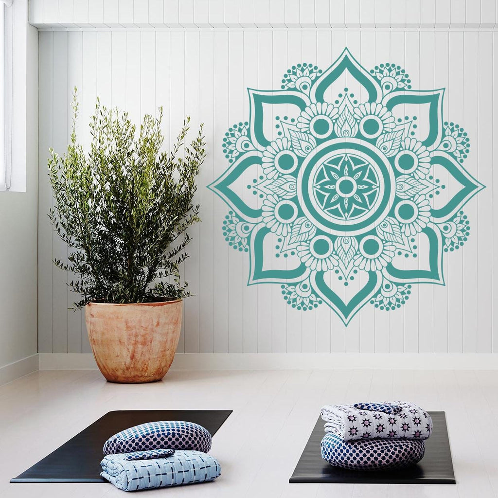 Bring Tranquility to Your Home with a Minimalist Die-Cut Vinyl Mandala Wall Decal