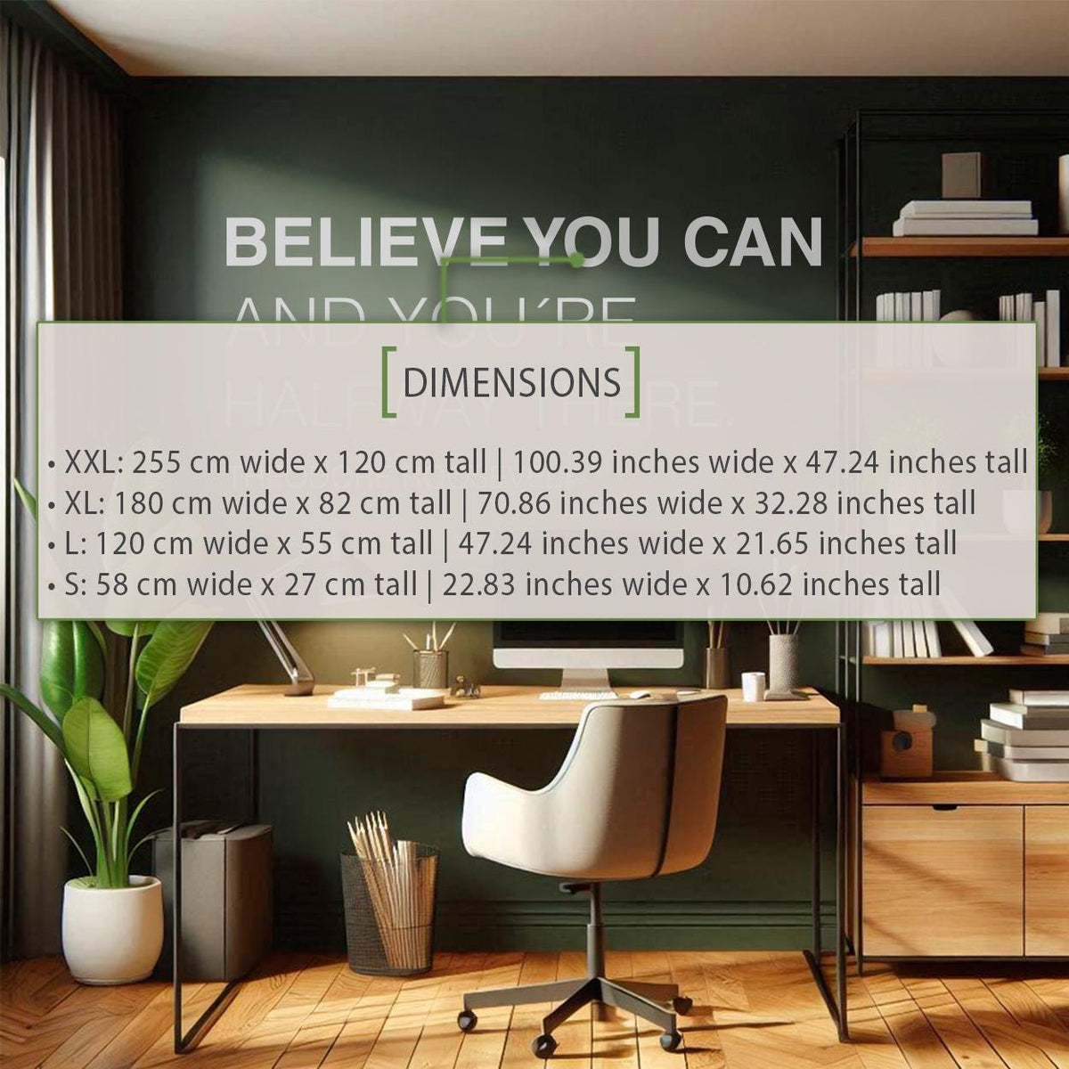 Theodore Roosevelt Quote Wall Decal: Inspirational Vinyl Sticker