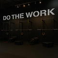 Do The Work Gym Wall Decal: Minimalist Motivational Fitness Quote