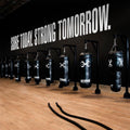 Sore Today Strong Tomorrow Gym Wall Decal: Motivational Workout Quote