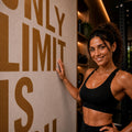 Personalized Home Gym Wall Decal - Your Only Limit Is You - Custom Name Motivational Vinyl Quote for Workout Room & Fitness Decor