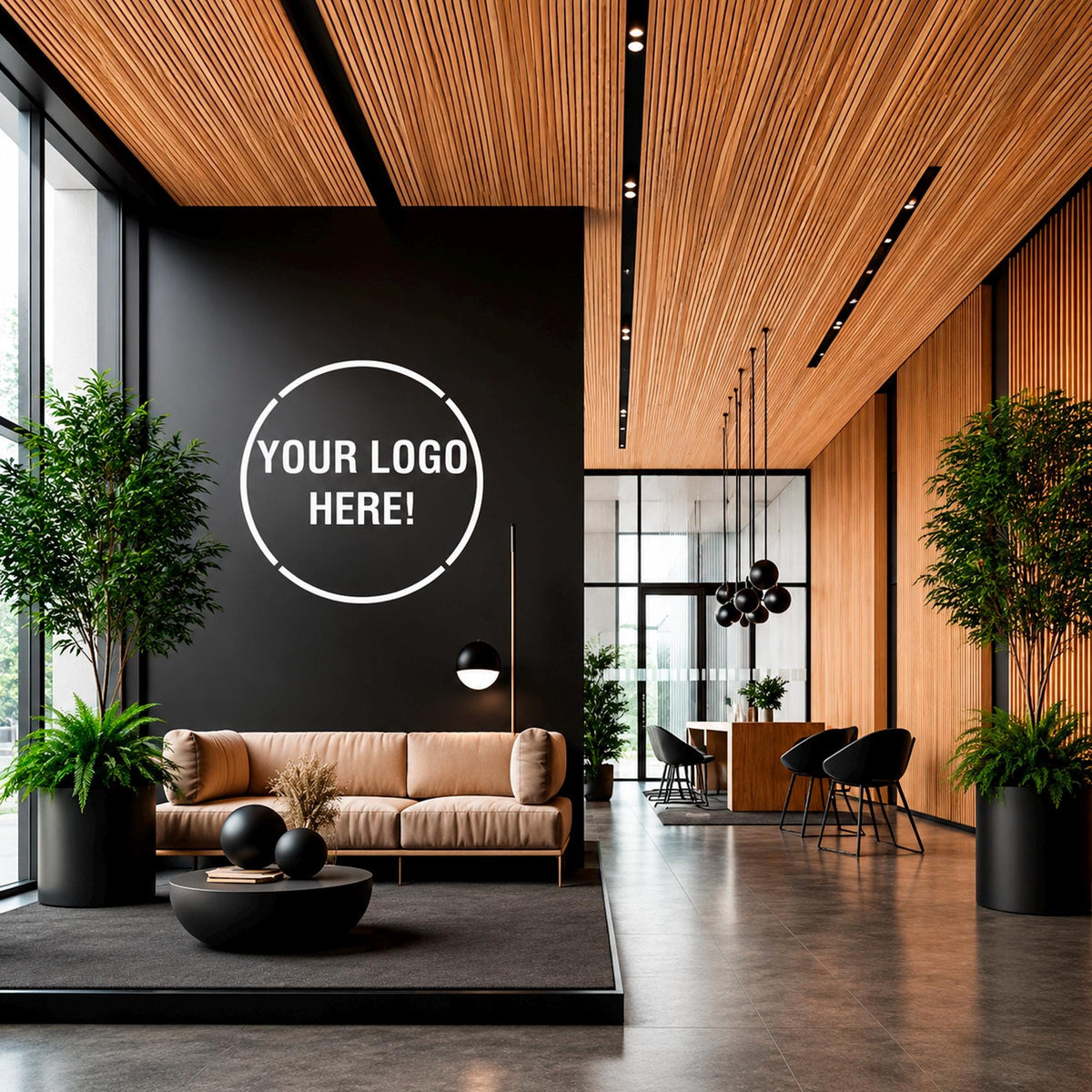 Custom Logo Wall Decal for Business: Storefront Window Vinyl Sign