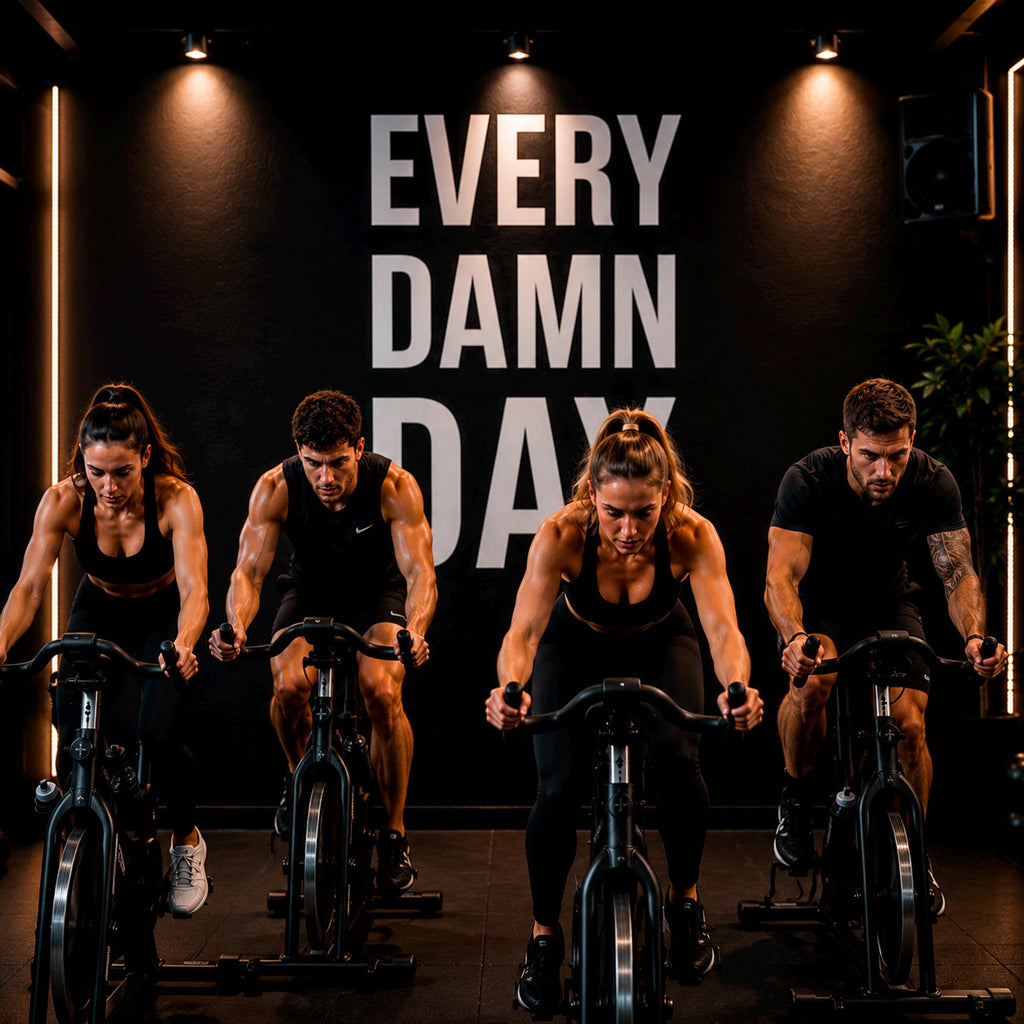 Every Damn Day Gym Wall Decal, Motivational Fitness Quote Sticker, Home Gym Decor, Workout Wall Art, Removable Vinyl Mural