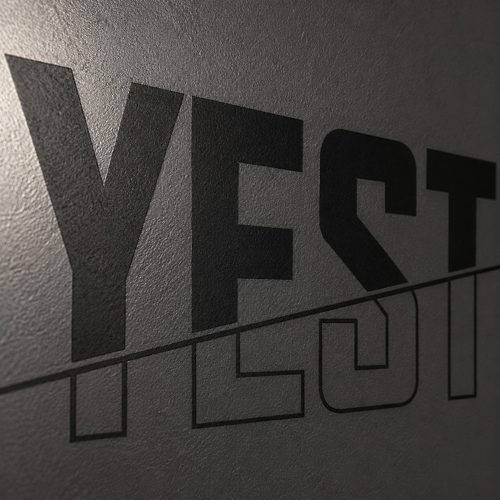 Outlast Yesterday Wall Decal, Self Improvement Gym Quote, Growth Mindset Fitness Wall Art, Home Gym Vinyl Lettering