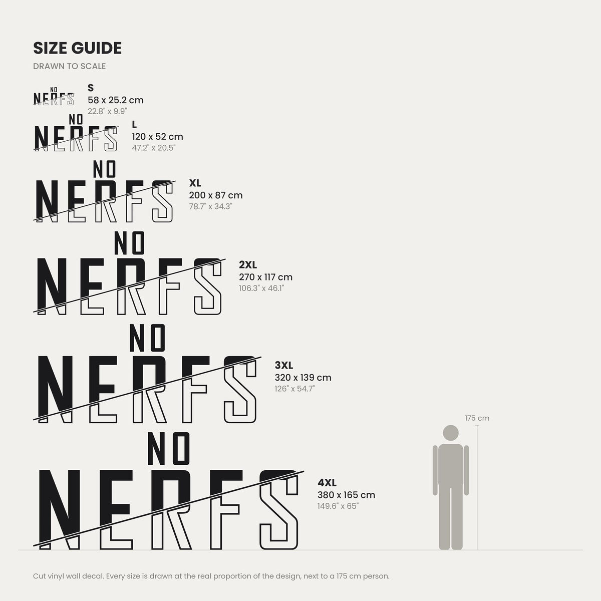 No Nerfs Wall Decal, Competitive Gamer Decor, Esports Room Sign, Vinyl Wall Quote