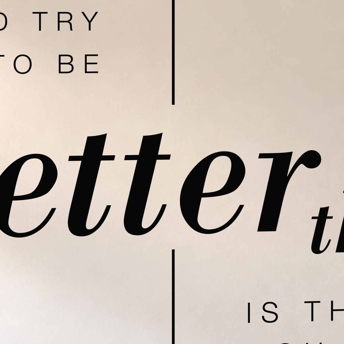 Better Than Yesterday Wall Decal, Home Gym Wall Art, Motivational Quote, Vinyl Lettering