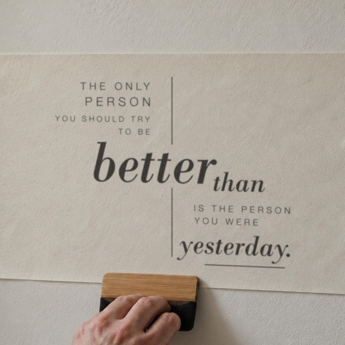 Better Than Yesterday Wall Decal, Growth Mindset Office Sign, Motivational Wall Art, Classroom and Study Vinyl Quote