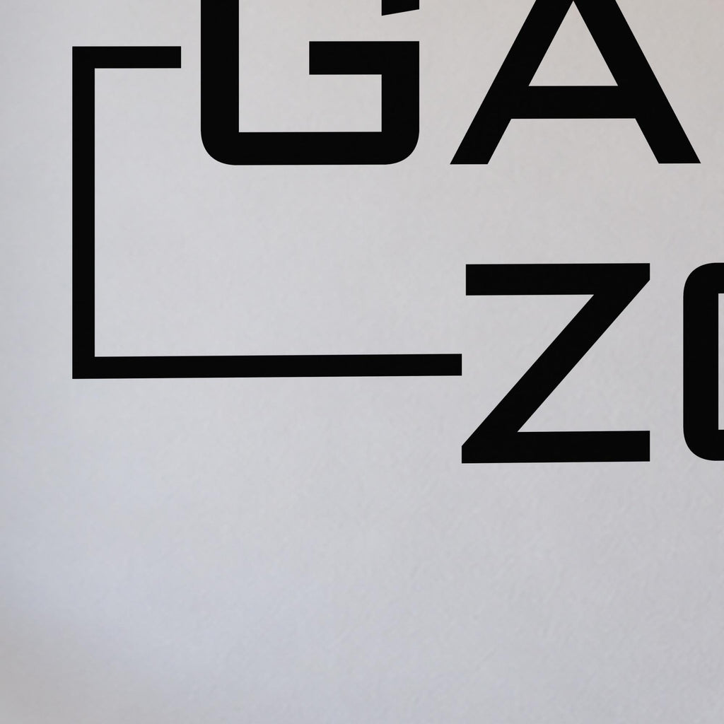 Battlestation Wall Decal Gaming Zone, Wide Gamer Room Banner, Vinyl Lettering, Esports Sign