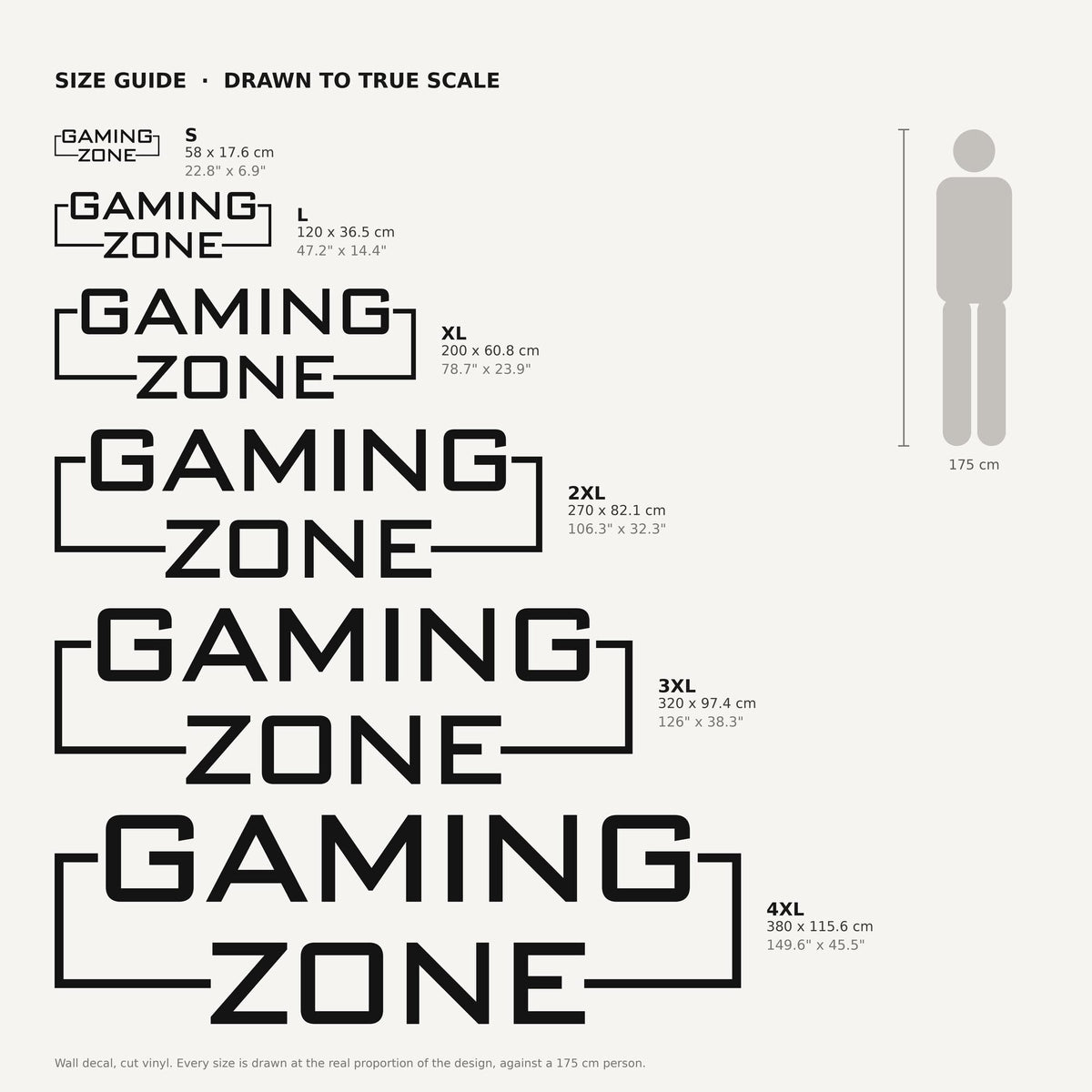 Battlestation Wall Decal Gaming Zone, Wide Gamer Room Banner, Vinyl Lettering, Esports Sign