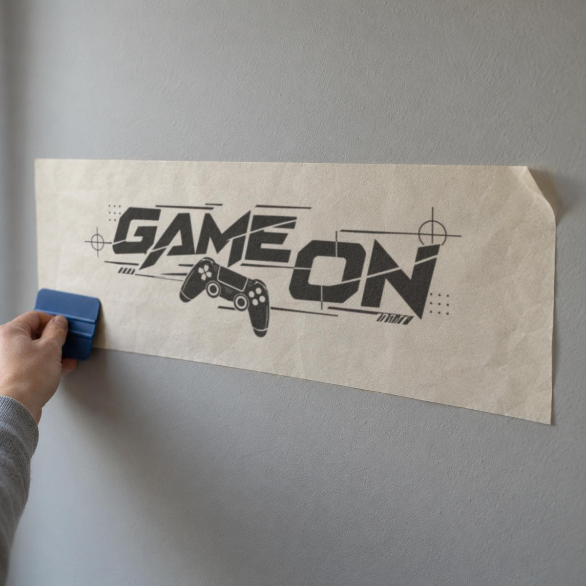 Game On Wall Decal, Gaming Room Controller Wall Art, Gamer Bedroom Vinyl Decor