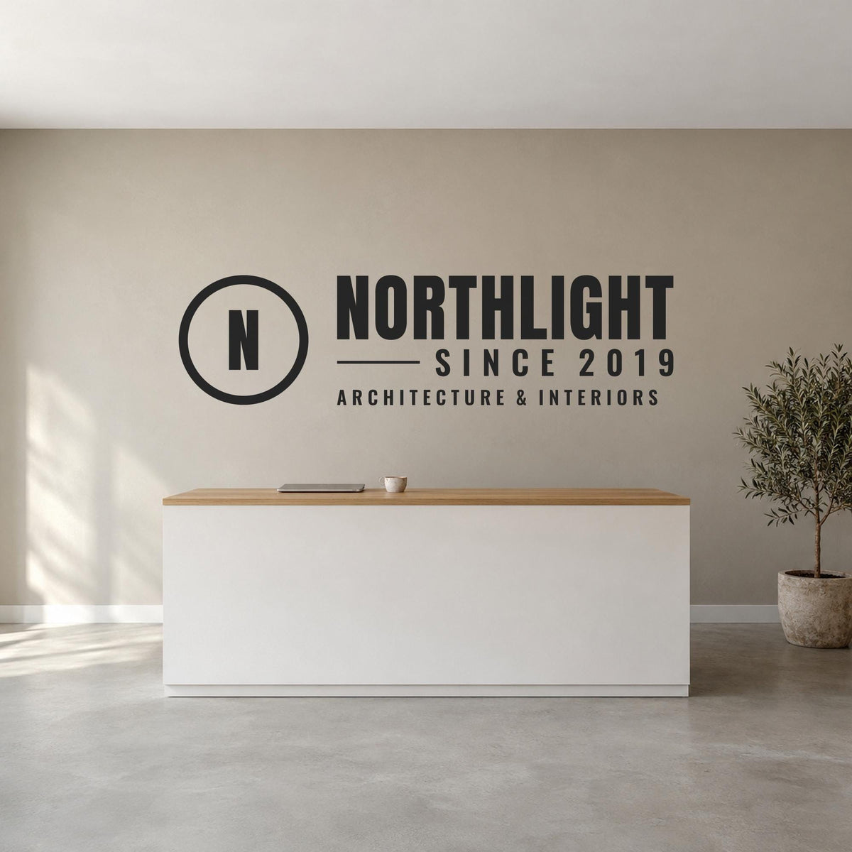 Custom Logo Wall Decal for Office Reception, Custom Business Name Sign, Office Logo Sign, Lobby Wall Decor, Company Name Lettering