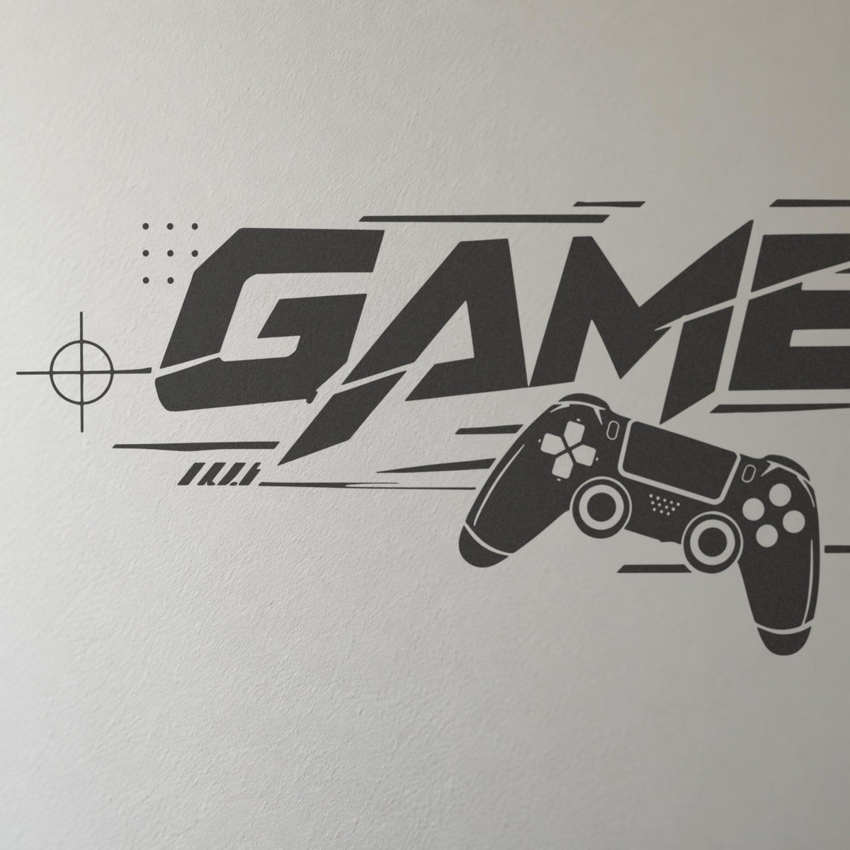 Game On Wall Decal, Gaming Room Controller Wall Art, Gamer Bedroom Vinyl Decor