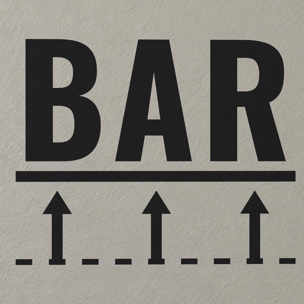 Raise The Bar Office Wall Decal, Motivational Office Wall Art, Personalized Team Name Sign, Business Wall Decor, Conference Room Quote