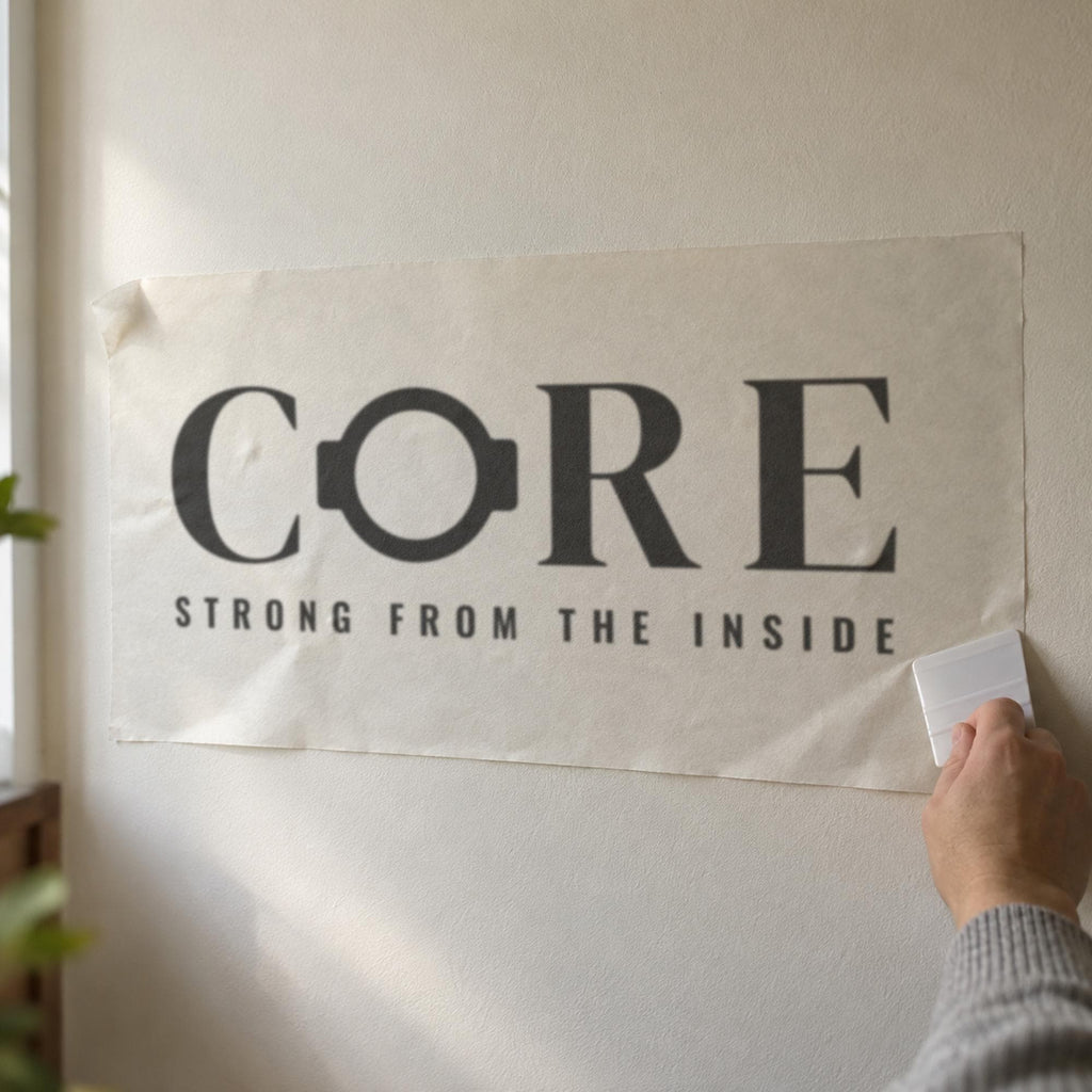 Core Pilates Wall Decal, Strong From The Inside Wall Art, Custom Studio Name Sign, Barre Workout Decor, Pilates Teacher Gift