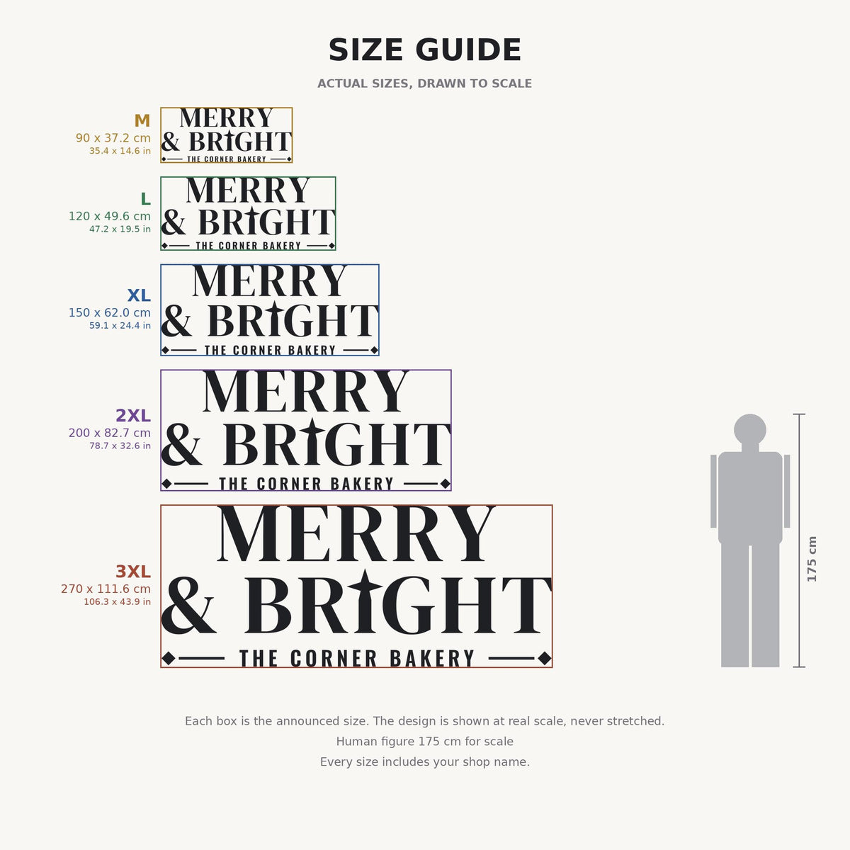 Merry and Bright Christmas Window Decal, Custom Business Name Storefront Decal, Holiday Shop Lettering, Christmas Window Wall Decor