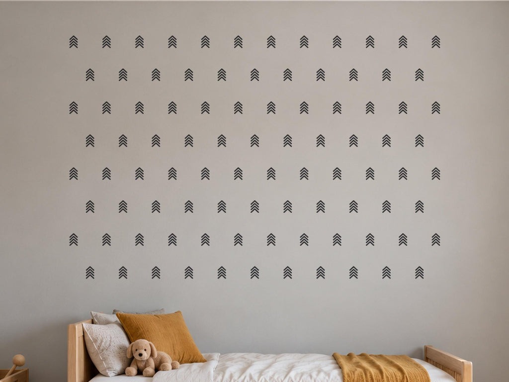 Arrow Wall Decals Set, Boho Nursery Decor and Kids Room Wall Art