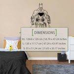 Batman Wall Decal - Dimensions
