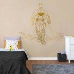 Batman Wall Decal - Gold Foil