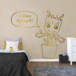 Groot Wall Decal - Gold Foil