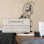 Harley Quinn Wall Decal - Dimensions
