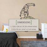 Iron Man Wall Sticker - Dimensions