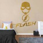 The Flash Wall Decal - Gold Foil